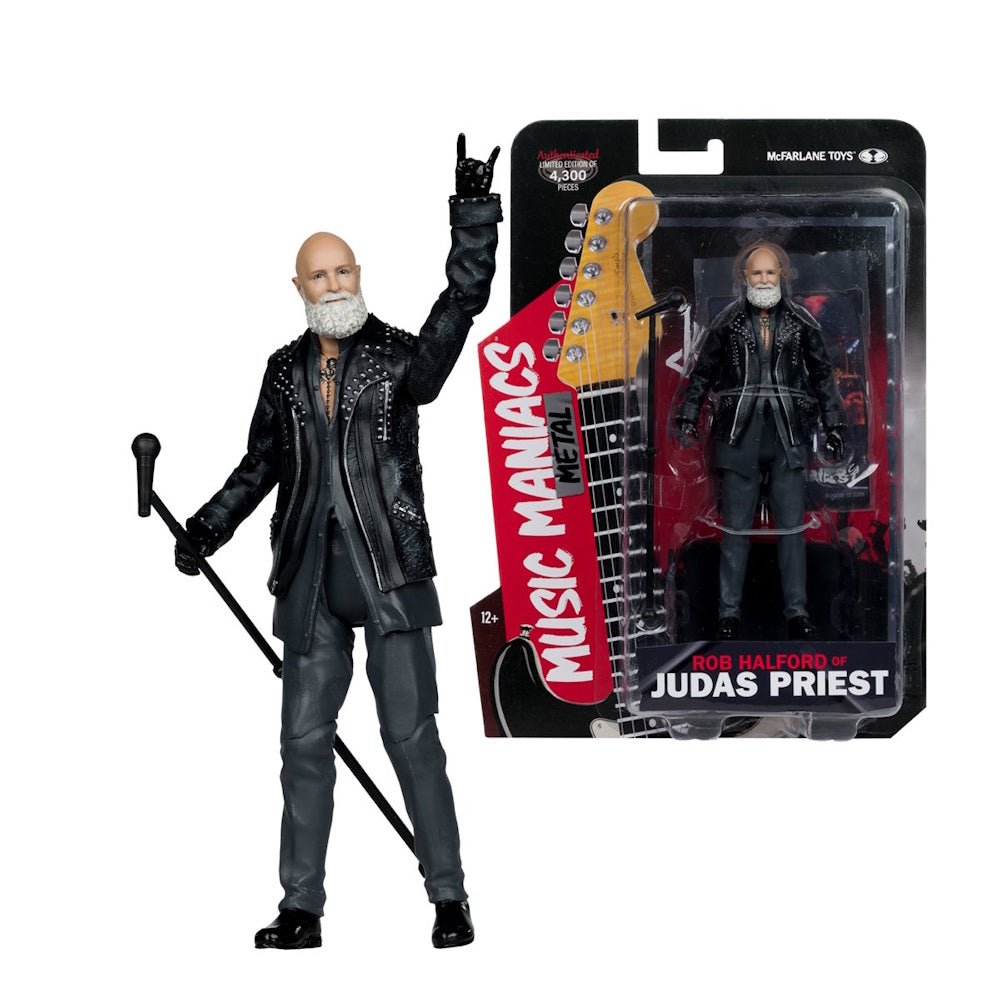JUDAS PRIEST ジューダスプリースト - Music Maniacs Wave 5 Judas Priest Metal Rob Halford 6 - Inch Scale Action Figure / フィギュア・人形 - PGS